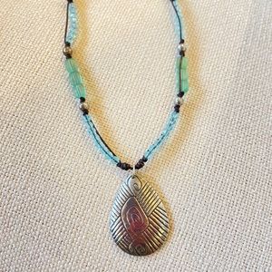 SILPADA .925 Sea Glass Reversible Pendant Necklace